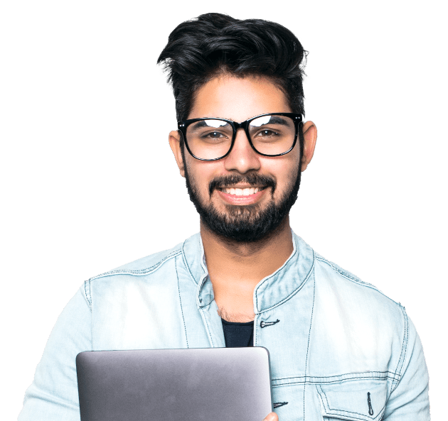 Man with safety googles